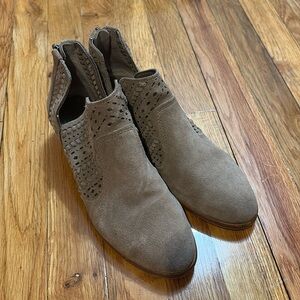 Taupe booties Vince Camuto